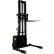 Vestil™ Steel Adjustable Double Mast Stacker, 118" Lift, 3000 lb. Capacity