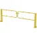 Vestil™ Steel Swivel Dock Gate Pair for 9 Ft. Door, Yellow