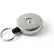 KEY-BAK #485-HDK Retractable Key Reel with 48" Kevlar Cord Chrome Front Steel Belt Clip
