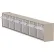 Akro-Mils TiltView™ 6 Bin 06706 - 23-5/8"W x 3-3/4"L x 4-1/2"H
