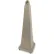 Rubbermaid® GroundsKeeper Cigarette Waste Collector, Pyramid, 1 gal, 12.25x39.75, Beige