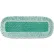 RubbermaidĀ® 18" Microfiber Damp Room Mop, Green, 6/Case - FGQ41800GR00