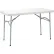 Interion® Plastic Folding Table, 24" x 48", White