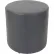 Interion® Antimicrobial Round Reception Ottoman, Gray