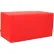 Interion® Antimicrobial Rectangle Reception Bench, Red