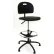 ShopSol Polyurethane Drafting Stool - Black