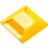 Tapco Hydrant-Lite Reflective Pavement Marker, 1-Sided Reflector, 4" x 4", Amber, Box 100