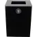 Busch Systems Spectrum Cube XL Trash Can, 32 Gallon, Black