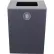 Busch Systems Spectrum Cube XL Trash Can, 32 Gallon, Grey