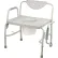 Drive Medical Deluxe Bariatric Drop-Arm Commode, Assembled, 1000 lb. Weight Capacity