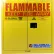 Global Industrial⢠Flammable Cabinet, Manual Close Double Door, 30 Gallon, 43"Wx18"Dx44"H