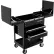Global Industrial™ 3-Drawer Slide Top Tool Cart w/ 5" Casters, Black