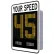 Tapco 15" Radar Feedback Sign, Your Speed/Full Motion, 100-240 Vac, 30"W x 42"H, Black/White