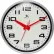Infinity Instruments 15" Round Lexington Avenue Wall Clock - Silver