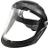 Jackson Safety® Maxview Premium Ratchet Faceshield, Chin Guard, Clear PC, Uncoated