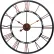 Infinity Instruments 28" Wall Clock, Black Metal