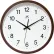 Infinity Instruments 14" Wall Clock, Brown