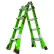 Little Giant Fiberglass Dark Horse 2.0 Multi-Use Extension Ladder, 17' Type 1A, Green