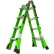 Little Giant Fiberglass Dark Horse 2.0 Multi-Use Extension Ladder, 17' Type 1A, Green
