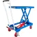 Global Industrial™ Mobile Single Scissor Lift Table, 32" x 19" Platform, 550 Lb.Capacity