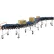 Global Industrial™ 18"W Nylon Skate Wheel Conveyor, Portable & Expandable, 6'2" to 24'8"L