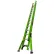 Little Giant 28' HyperLite SumoStance 375 lb. Capacity Type IAA Fiberglass Extension Ladder - 17228