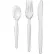 Dixie® DXECH0180DX7, Cutlery Combo, Polystyrene, Clear, 180/Box