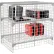 Global Industrial™ 1-Tier 2 Door Wire Mesh Security Locker, 48"Wx36"Dx48"H, Gray, Unassembled