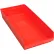 Global Industrial™ Plastic Nesting Storage Shelf Bin 11-1/8"W x 23-5/8"L x 4"H Red - Pkg Qty 6