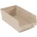 Global Industrial™ Plastic Nesting Storage Shelf Bin 6-5/8"W x 11-5/8"L x 4"H Beige - Pkg Qty 12