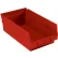 Global Industrial™ Plastic Nesting Storage Shelf Bin 6-5/8"W x 11-5/8"L x 4"H Red - Pkg Qty 12