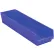 Global Industrial™ Plastic Nesting Storage Shelf Bin 6-5/8"W x 23-5/8"L x 4"H Blue - Pkg Qty 6