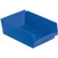 Global Industrial™ Plastic Nesting Storage Shelf Bin 8-3/8"W x 11-5/8"L x 4"H Blue - Pkg Qty 12