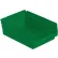 Global Industrial™ Plastic Nesting Storage Shelf Bin 8-3/8"W x 11-5/8"L x 4"H Green - Pkg Qty 12