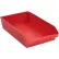 Global Industrial™ Plastic Nesting Storage Shelf Bin 11-1/8"W x 17-7/8"L x 4"H Red - Pkg Qty 12