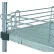Nexel® SL30C Chrome Ledge 30"L X 4"H for Solid Shelves