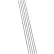 Palisade 94"L J-Trim in Frost Nickel , 5 Pack