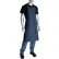 PIP® Denim Apron, Two Pockets, Blue, 28" x 38"