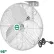 J&D Manufacturing 16" EZ Breeze HAF Basket Fan w/ Bracket & 10" Cord, 1,710 CFM, 1/10 HP