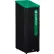 Rubbermaid® Sustain Decorative Refuse with Recycling Lid, 15 gal, Metal/Plastic, Black/Green