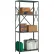 Global Industrial™ 4 Shelf, Open Steel Shelving, 36"W x 18"D x 85"H, Starter, 18 GA, Gray