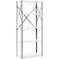 Global Industrial™ Post And Brace Kit 85 Inch With Hardware Set Of 4