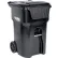 Global Industrial™ Mobile Trash Container, 95 Gallon, Black