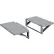 Side Shelf Kit For Global Industrial™ Computer Cabinet, Dark Gray, Set Of 2