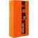 Global Industrial™ Emergency Preparedness Cabinet, 36"Wx18"Dx72"H, Orange, Assembled