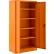 Global Industrial™ Emergency Preparedness Cabinet, 36"Wx18"Dx72"H, Orange, Assembled