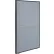 Interion® Pre-Configured Office Cubicle, 6'W x 8'D x 60"H, Add-On Kit, Blue