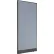 Interion® Electric Office Partition Panel, 36-1/4"W x 100"H, Blue