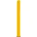 Global Industrial™ Smooth Bollard Post Sleeve, 4" HDPE Dome Top, Yellow