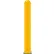 Global Industrial™ Smooth Bollard Post Sleeve, 6" HDPE Dome Top, Yellow